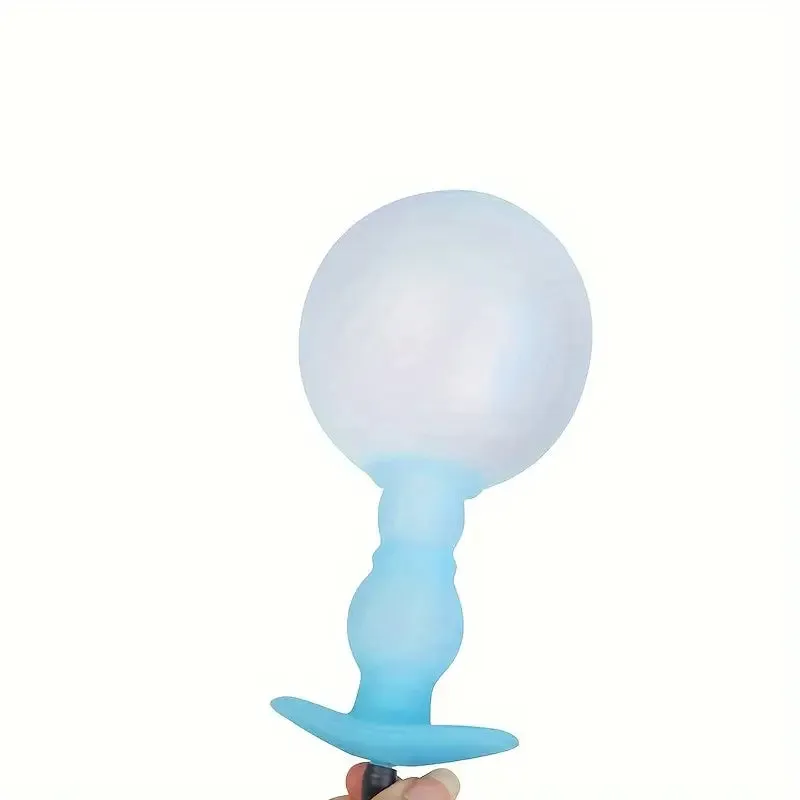 Noctilucent With Steel Ballsinflatable Anal Plug Anal Dilation Device