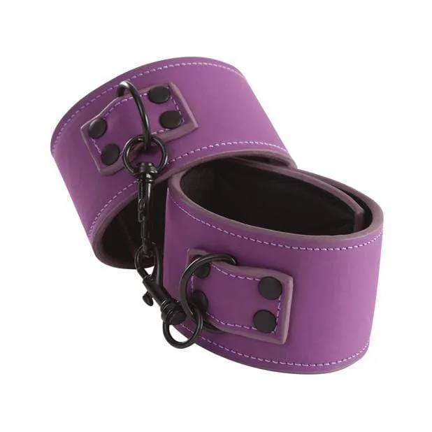 NS Novelties - BDSM Lust Bondage Ankle Cuffs (Purple)