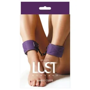 NS Novelties - BDSM Lust Bondage Ankle Cuffs (Purple)