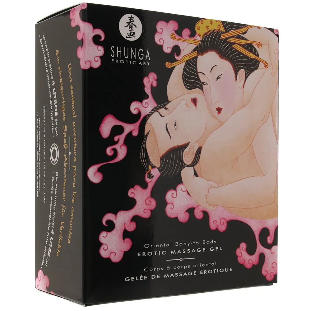 Oriental Nuru Body Slide Kit in Strawberries and Champagne
