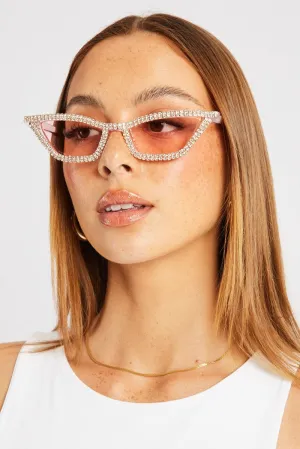 Pink Cat Eye Sunglasses