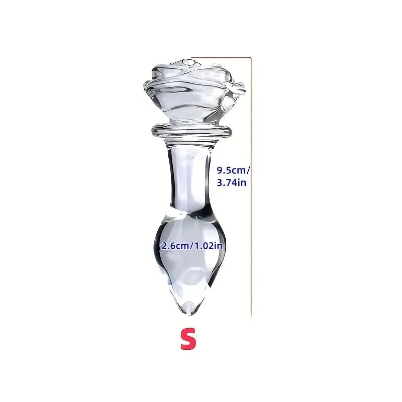 Premium Glass Anal Plug For Couples Adult Sex Toy For Men Women