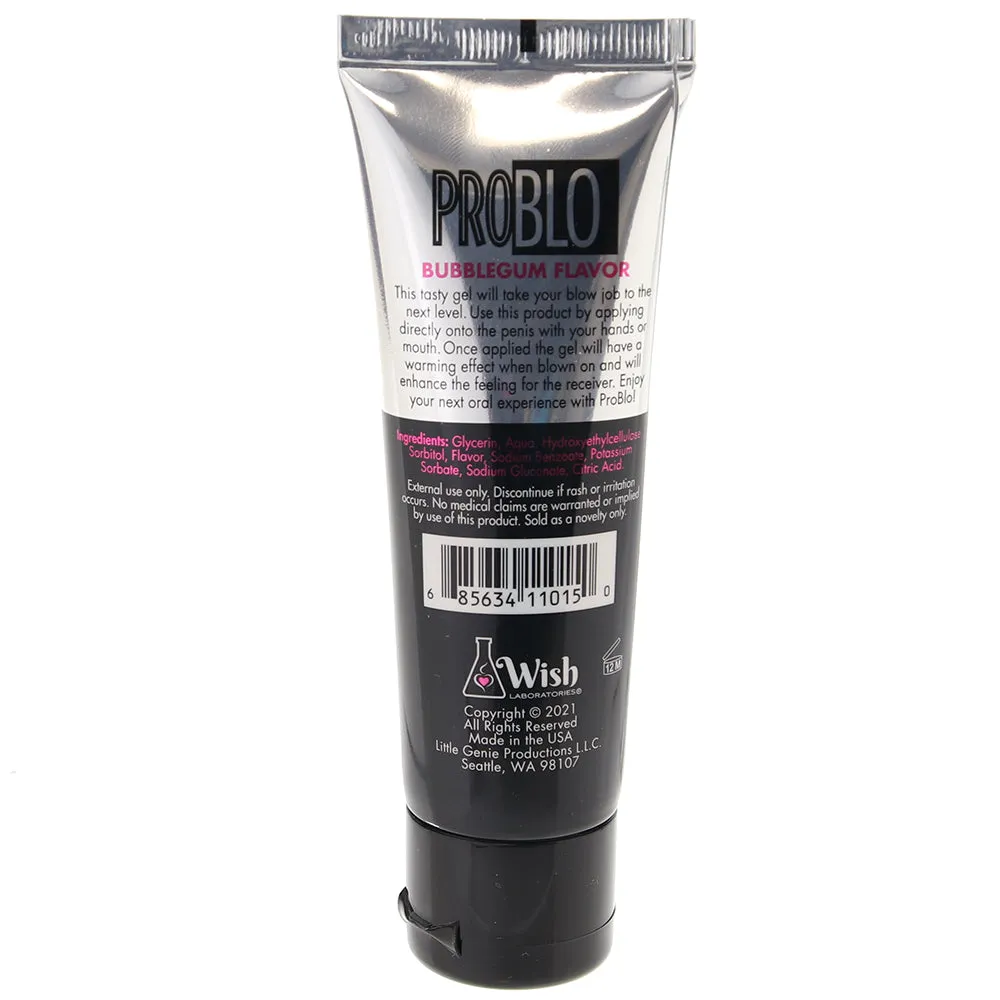 Pro Blo Flavored Oral Gel 1.5oz/44ml in Bubblegum