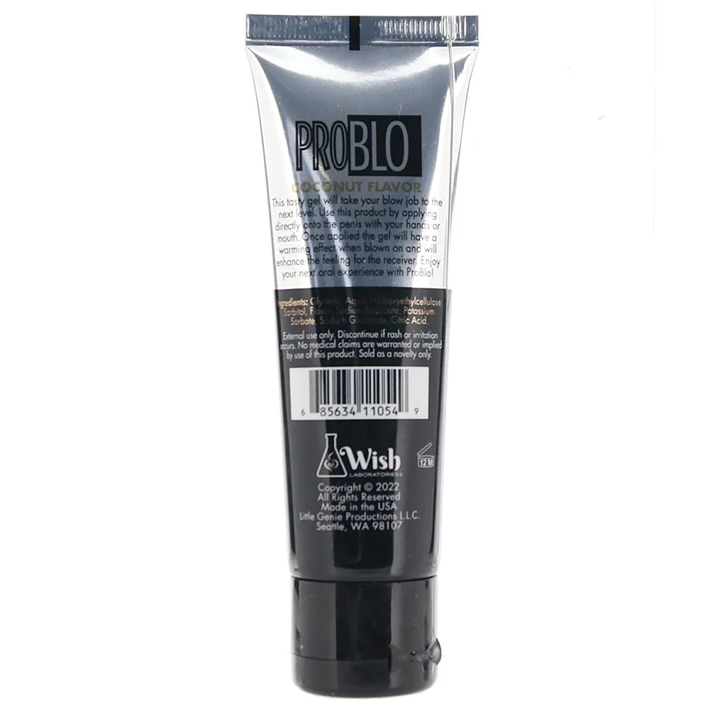 Pro Blo Flavored Oral Gel 1.5oz/44ml in Coconut
