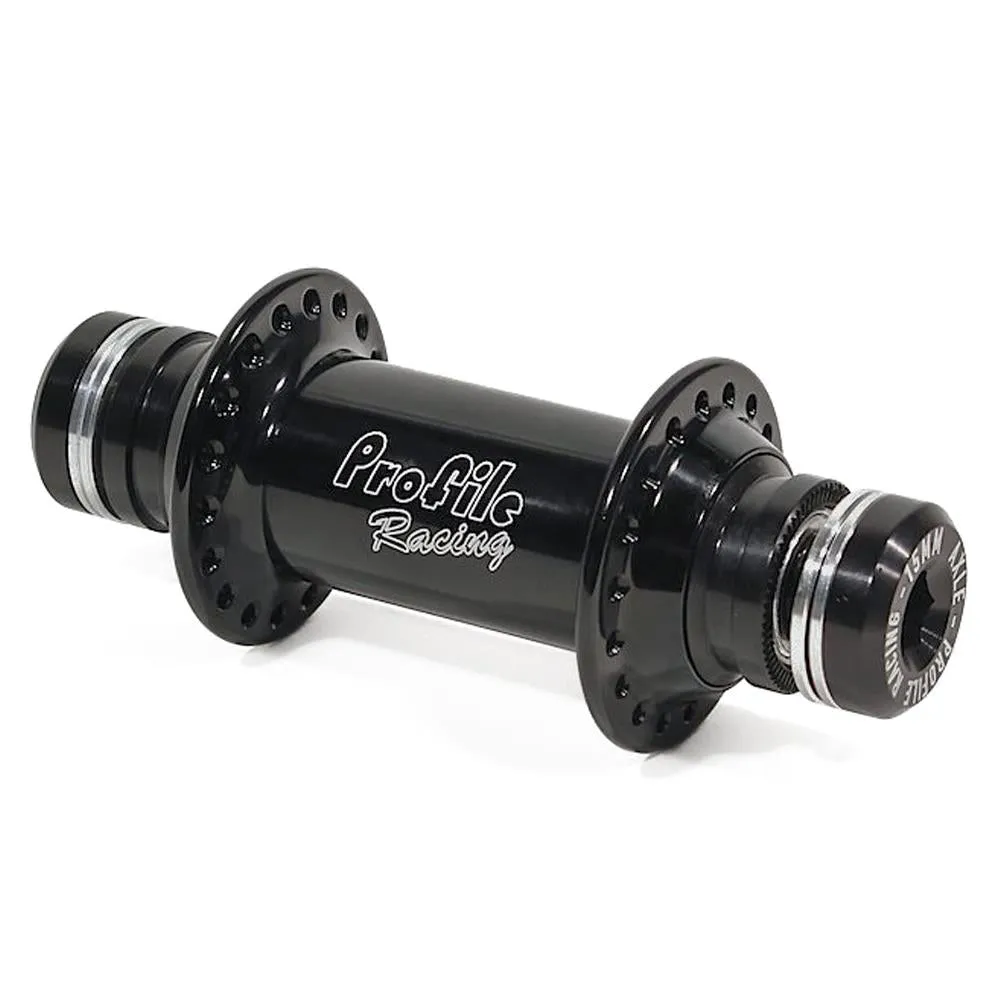 Profile Elite 15/20 36h Front Hub - Black