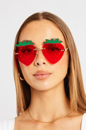Red Strawberry Sunglasses