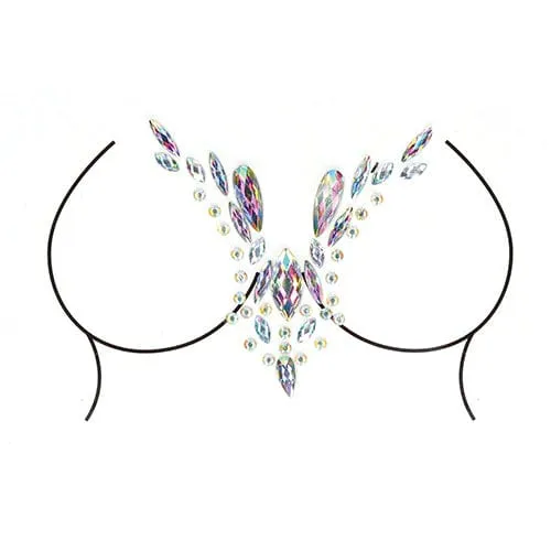 Shots - Le Desir Bliss Dazzling V Cleavage Bling Sticker Dressing Accessories O/S (Multi Colour)