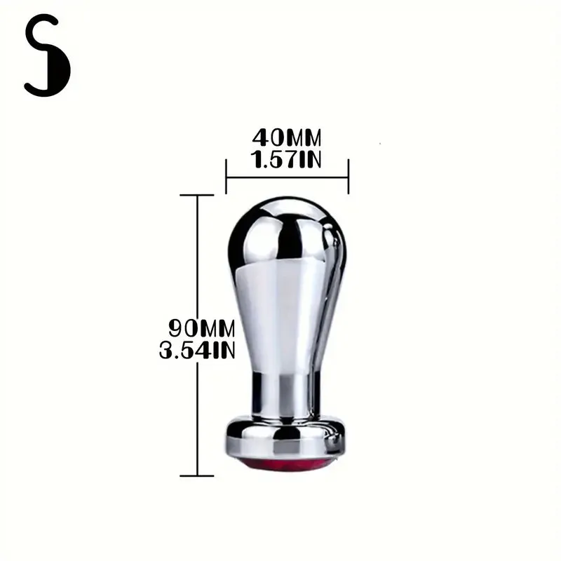 Stainless Steel Big Anal Plug Bulb Shape Jewelry Butt Plug Trainer Set