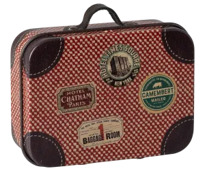 Suitcase Mouse - red
