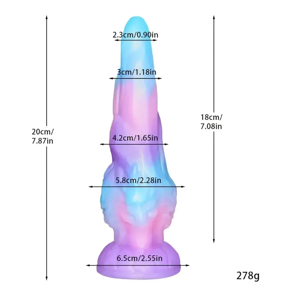 Super Giant Monster Sex Toy Colorful Stone Thick Anal Plug Sex Toy