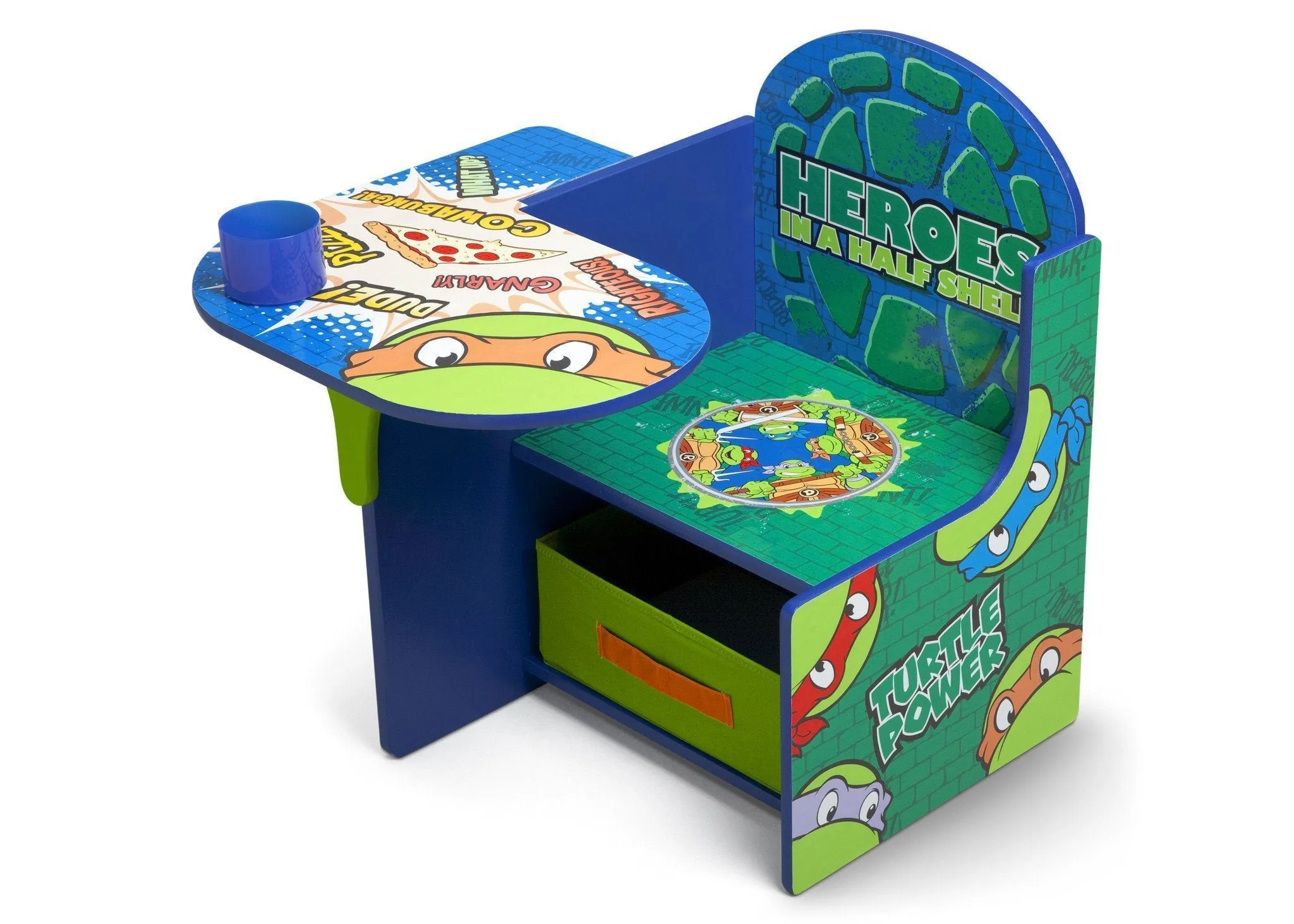 Teenage Mutant Ninja Turtles Chair Desk with Storage Bin