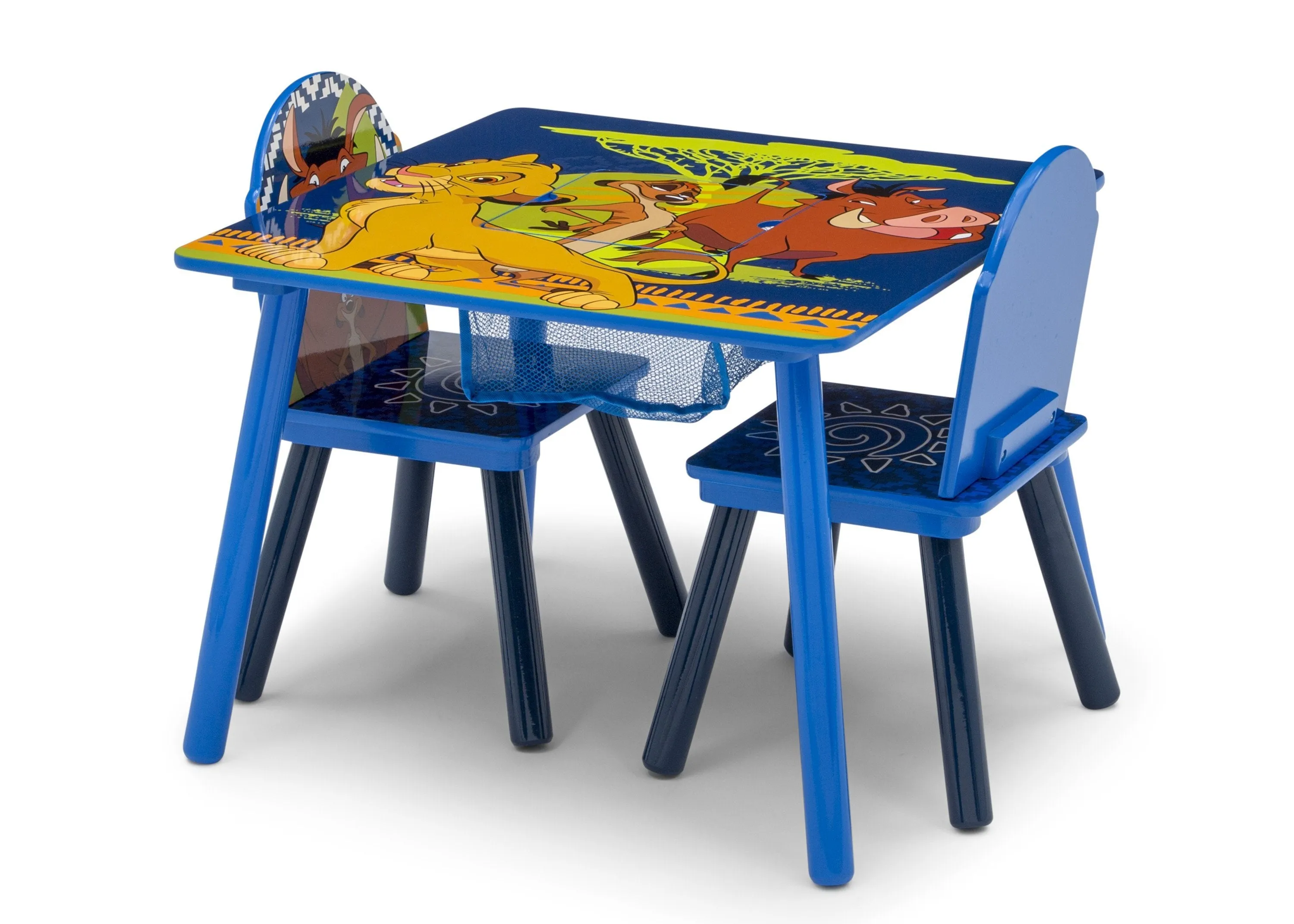 The Lion King Table and Chair Set with Storage