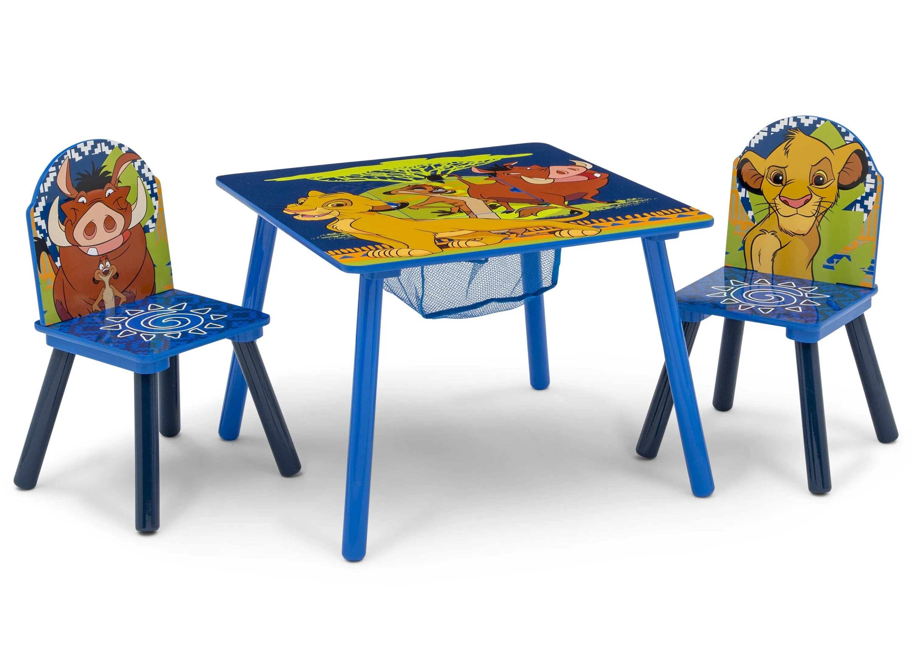 The Lion King Table and Chair Set with Storage