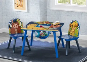 The Lion King Table and Chair Set with Storage