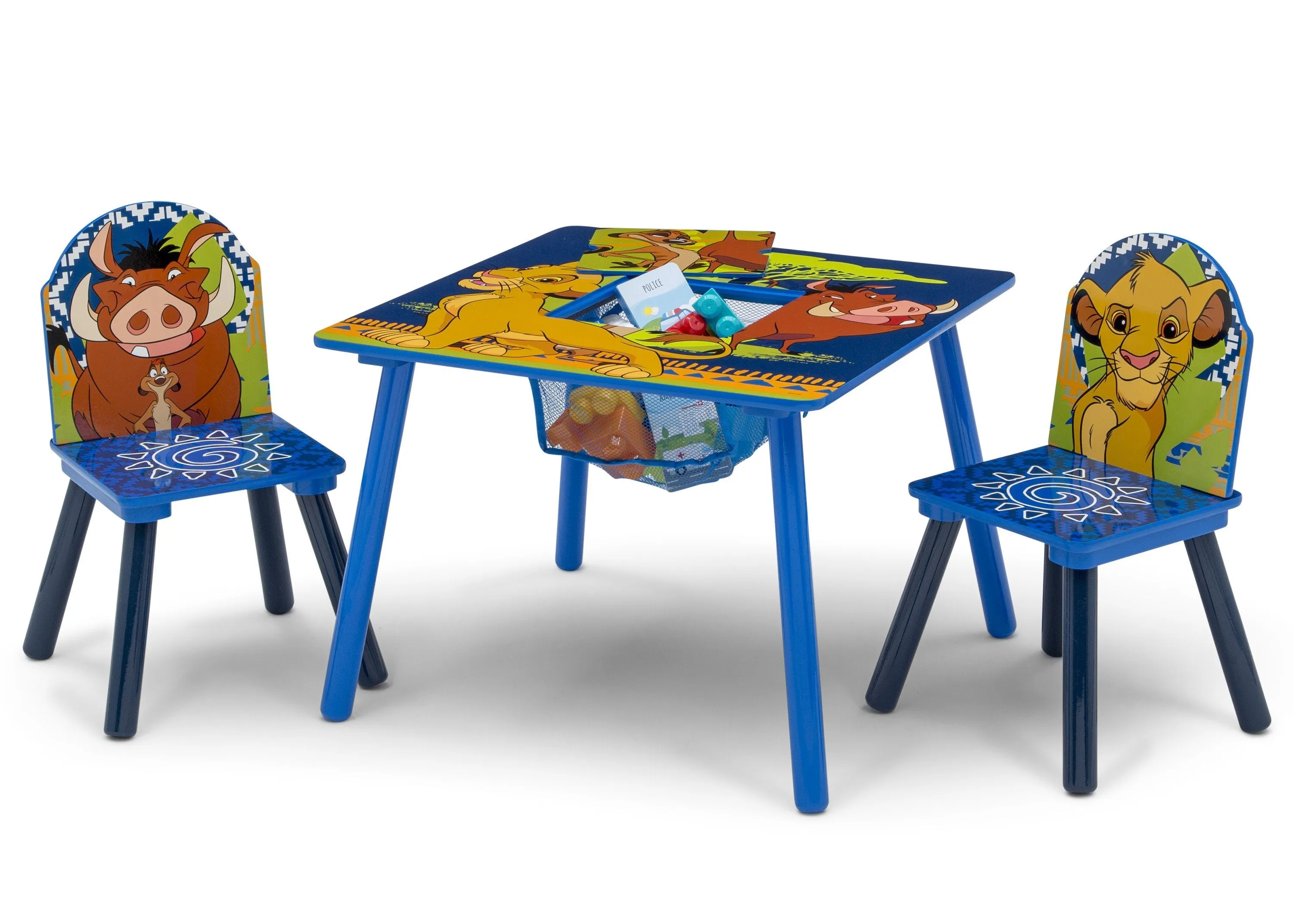 The Lion King Table and Chair Set with Storage