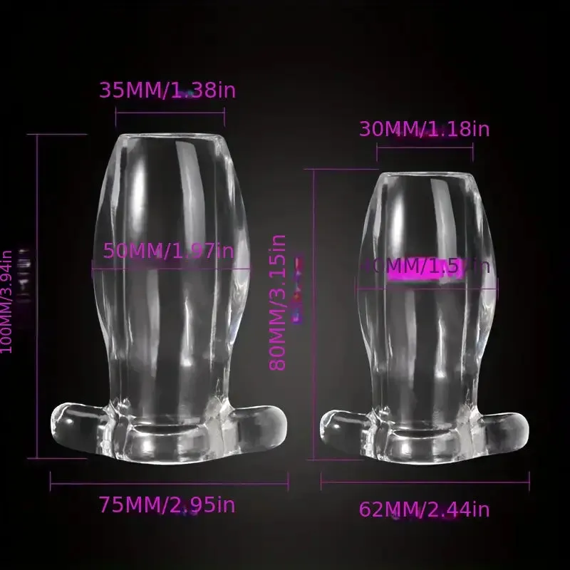 Tunnel Butt Plug Enema Douche Hollow Anal Douche Prostata Massager