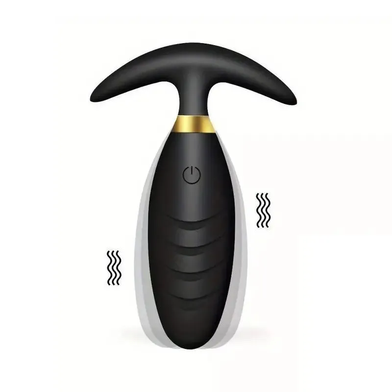 USB Powered Anal Butt Plug With 10 Vibration Modes G-Spot Vibrator